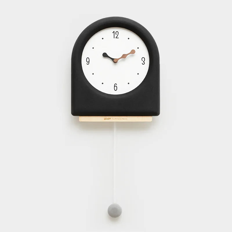 CremePendulum - Korean Style Wall Clock with Modern Design