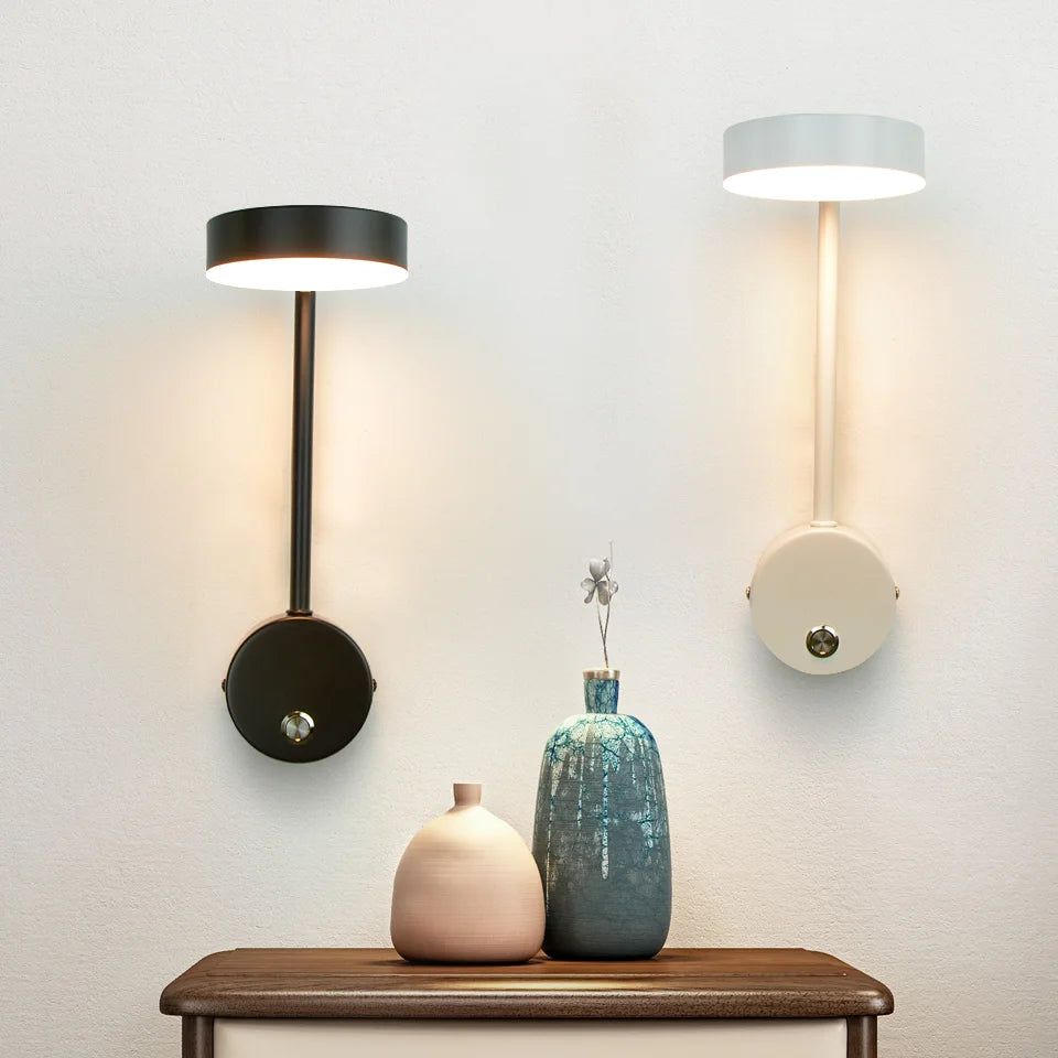 NordicGlow - Rotatable LED Wand Lamp for Living Room and Bedroom