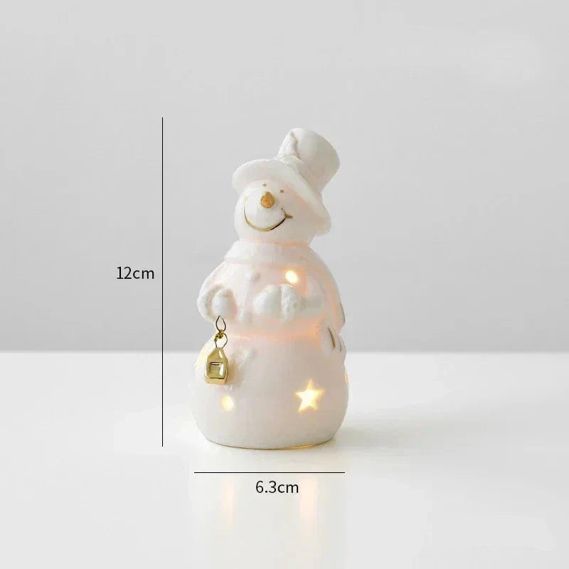 SnowGlow - Illuminated Ceramic Snowman