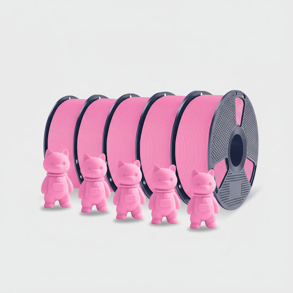 PLA Matte 3D Filament FDM Printers Colorful Environmentally Friendly Materials