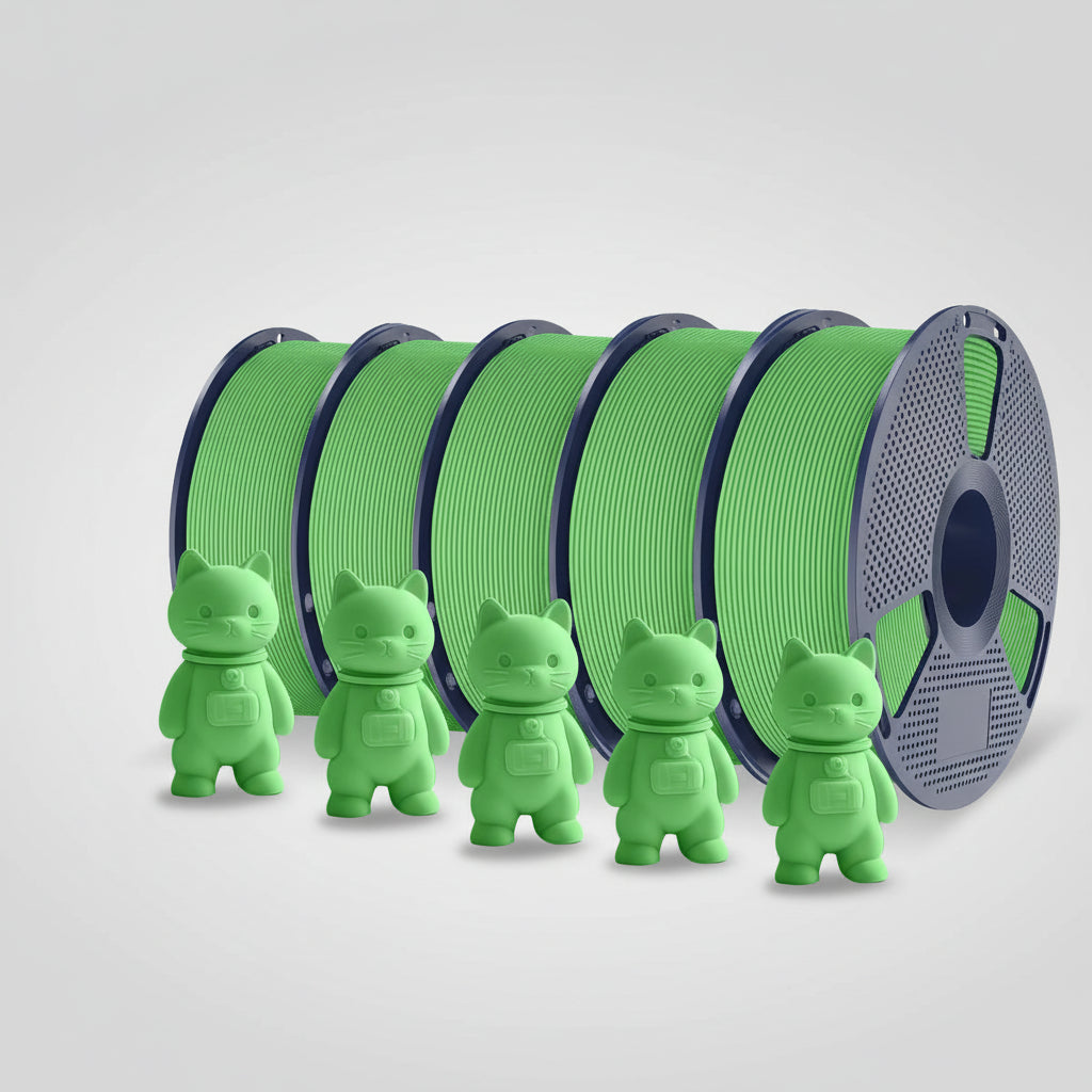 PLA Matte 3D Filament FDM Printers Colorful Environmentally Friendly Materials