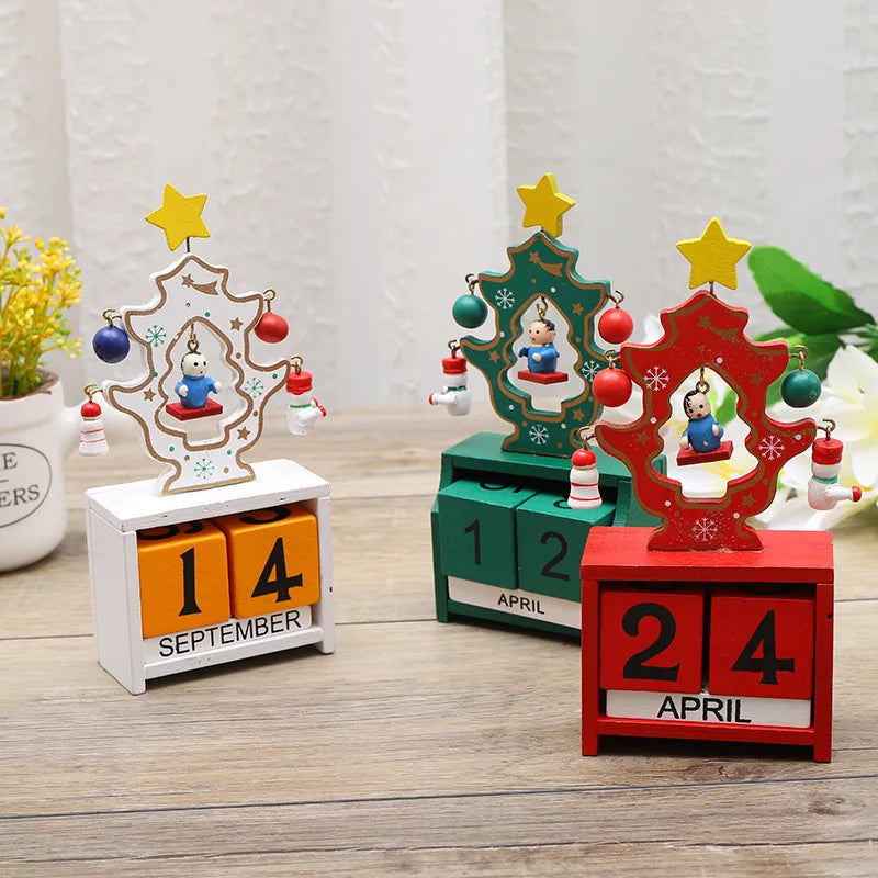 SantaBoom - Wooden Santa Christmas Tree for Festive Decoration