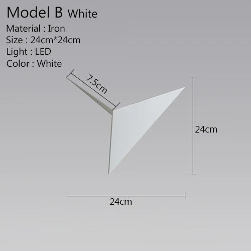 TriangleLight - Minimalist LED Wall Lamp 3W | Indoor Lighting