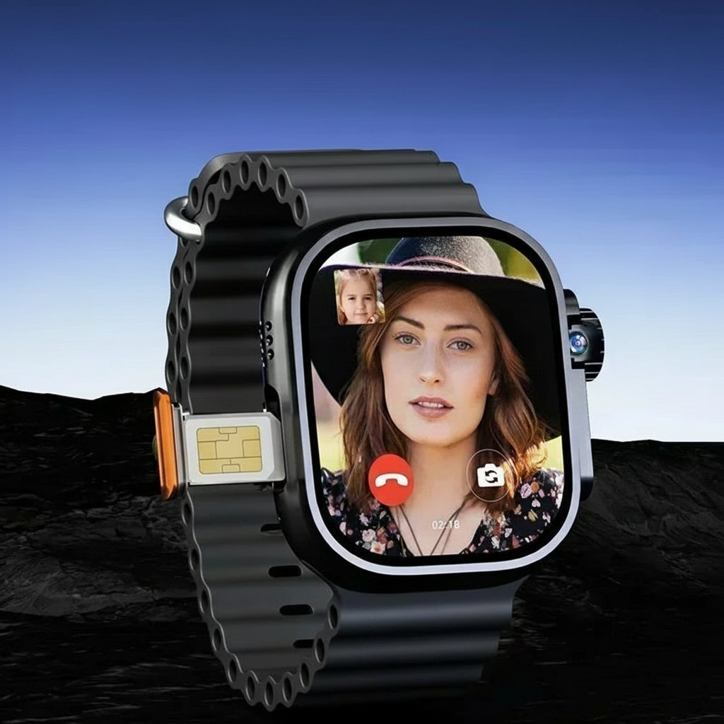 Smartwatch GPS 4G Aluminum Sports Watch AMOLED Screen