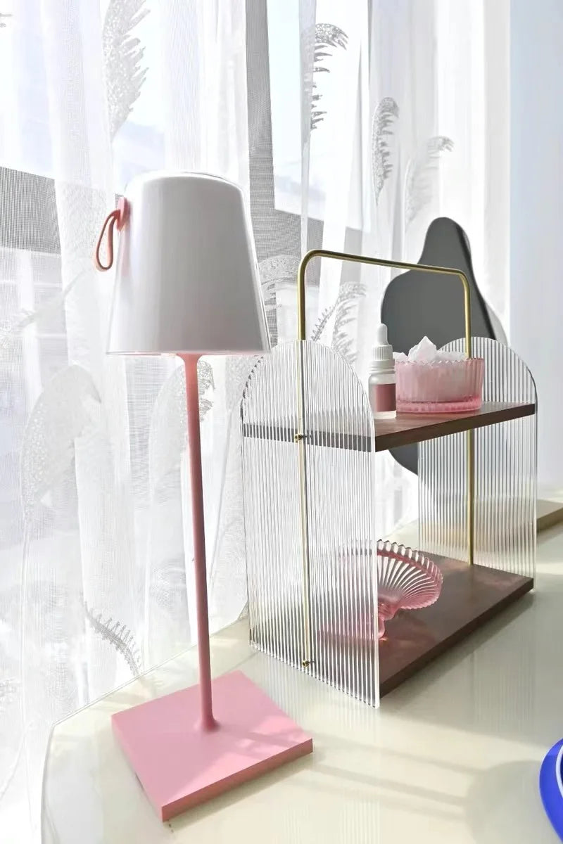 GlowTouch - Lampada da tavolo RGB impermeabile, lampada LED portatile