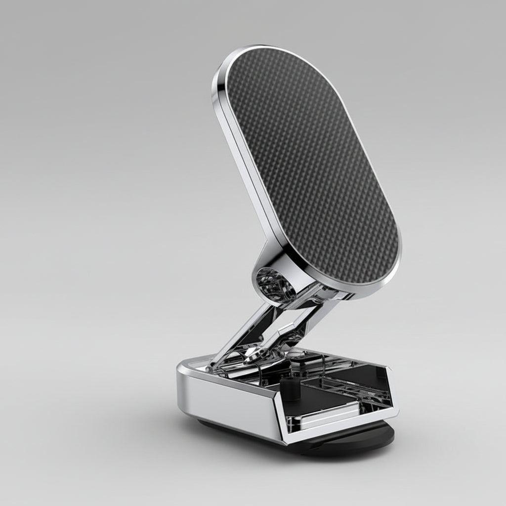 Metal Foldable Car Phone Holder 360° Adjustable Magnetic
