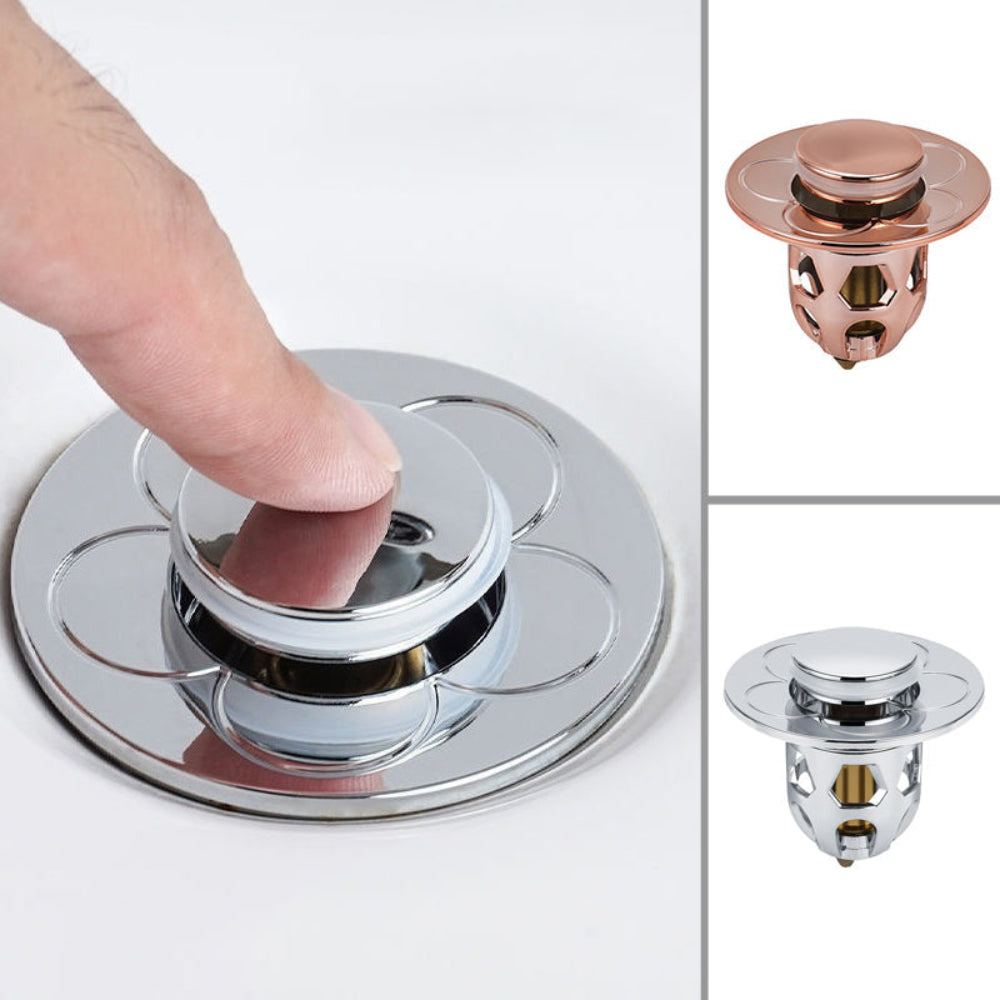 Tappo Universale Lavandino Antiperdite Resistente Odori
