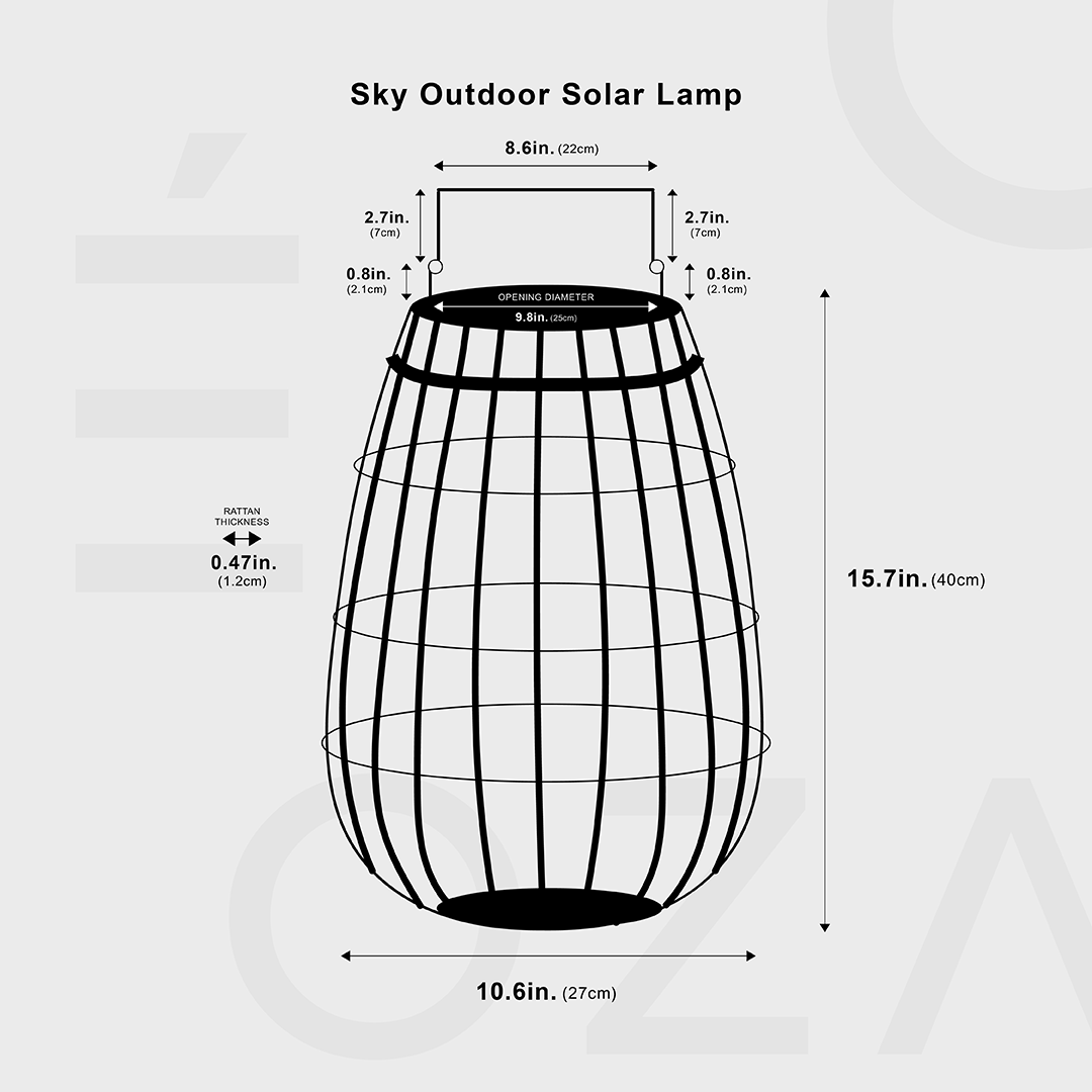 Lampada da esterno Hemel - Illuminazione da giardino LED a energia solare