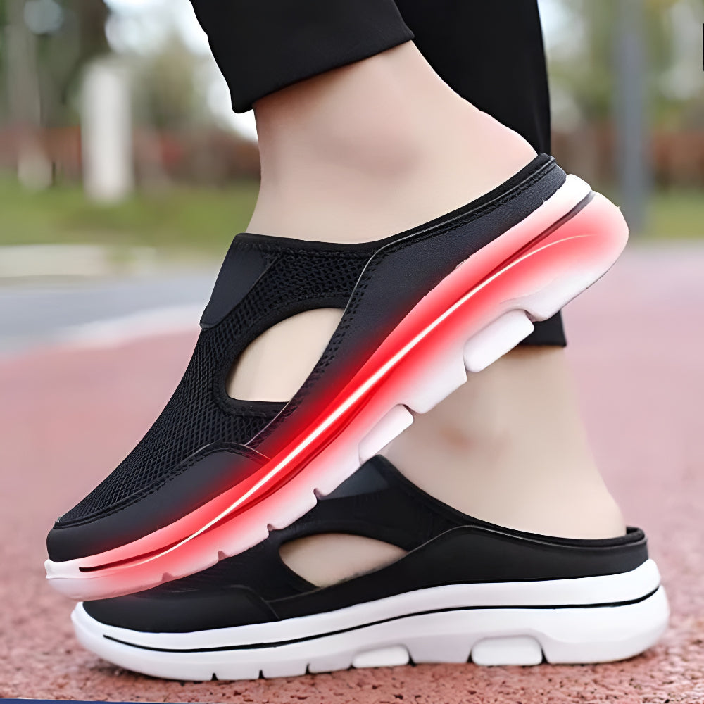 Chinelos Confortáveis Amortecedores Slip On Respirável