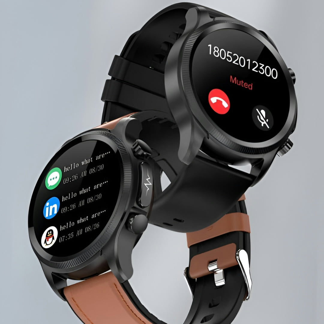 Reloj inteligente Bluetooth fitness llamadas deporte impermeable
