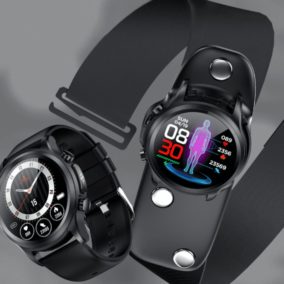 Reloj inteligente Bluetooth fitness llamadas deporte impermeable