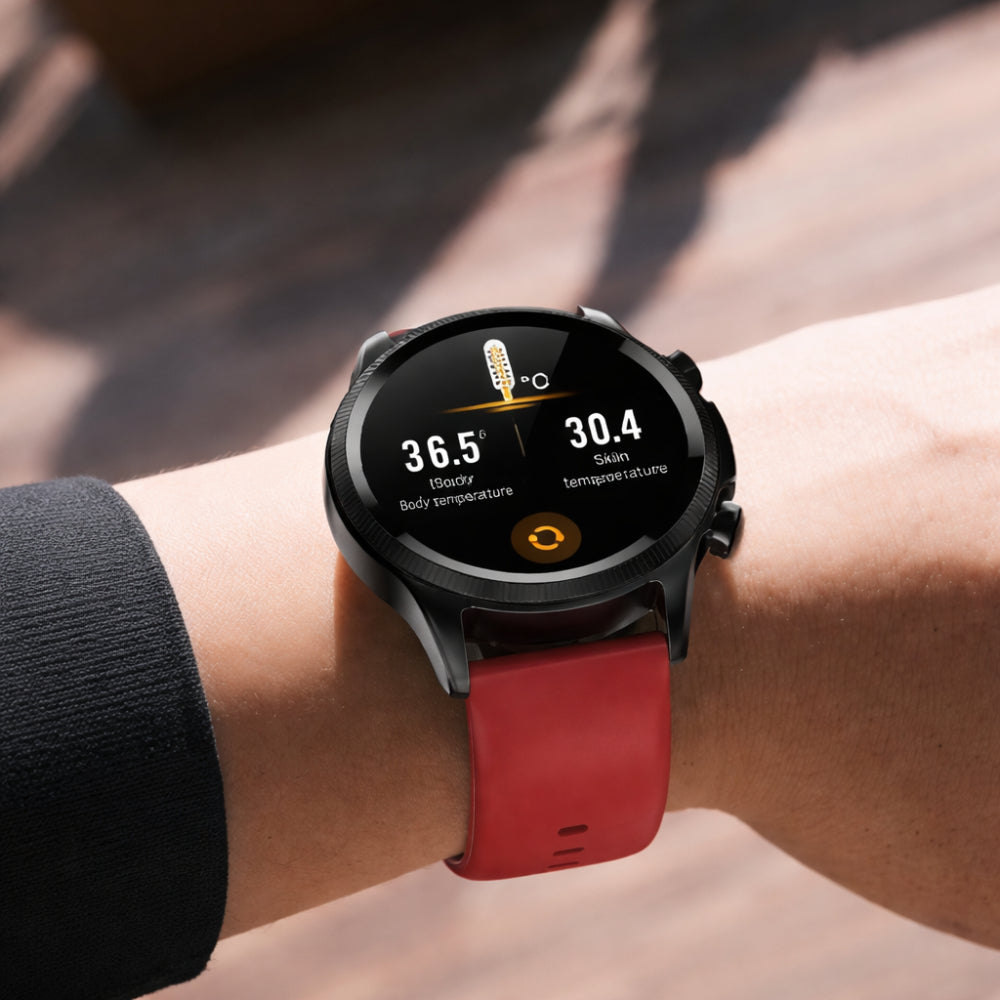 Smartwatch Heren Dames Fitness Tracker Hartslag Horloge