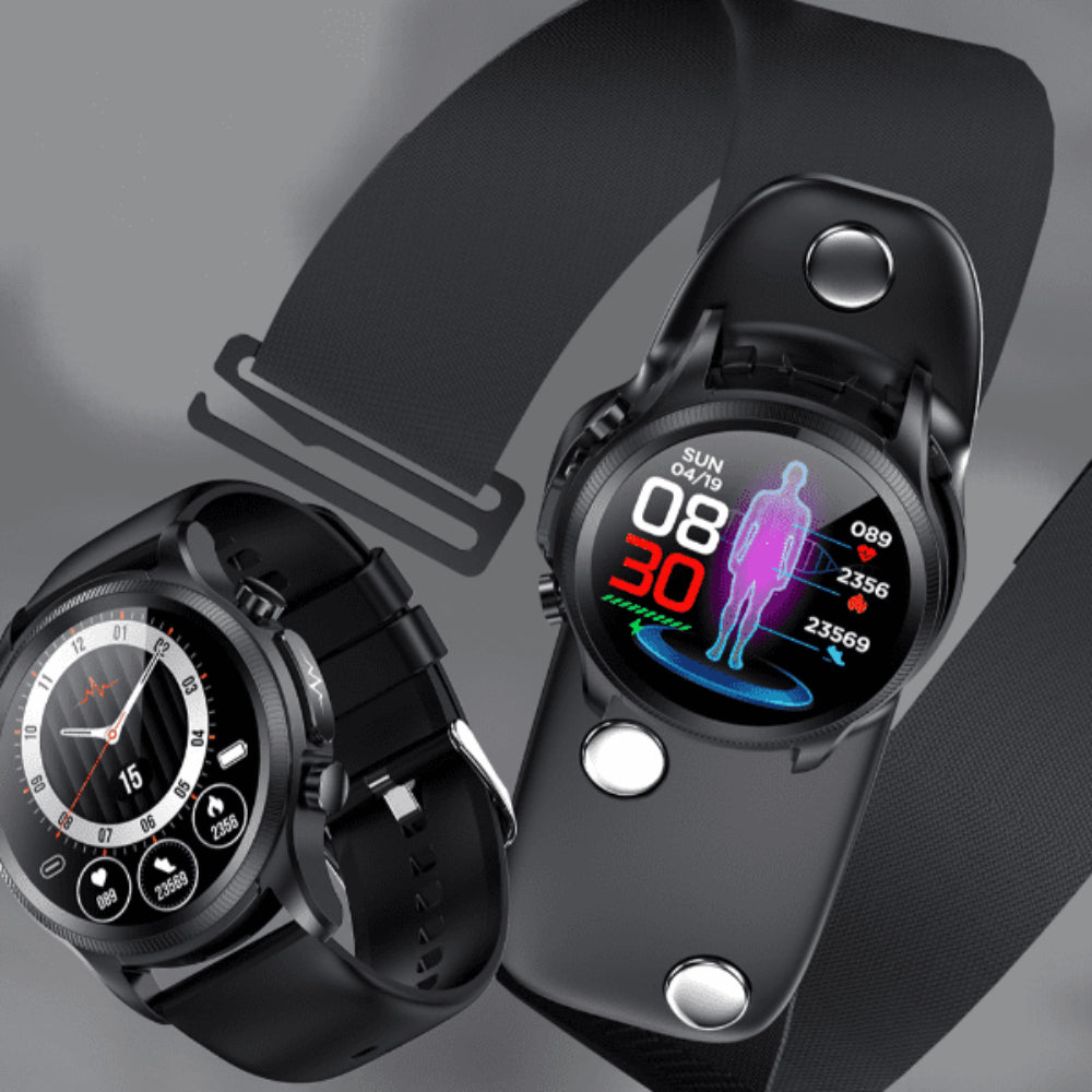 Smartwatch Heren Dames Fitness Tracker Hartslag Horloge