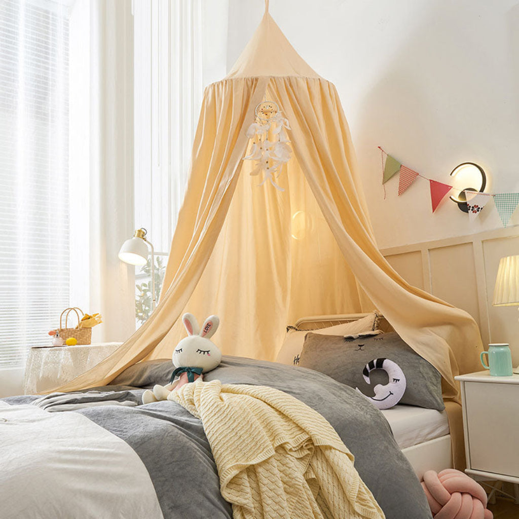 Soft Bed Canopy for Kids Room Dreamy Hanging Decor Lightweight Fabric 10