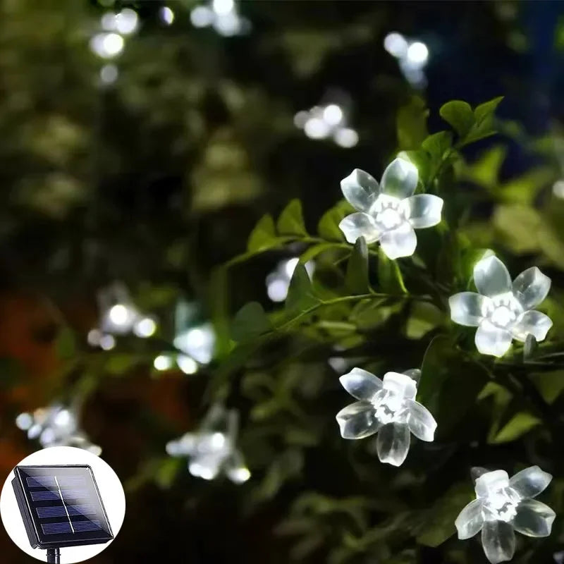 SolarFlora - Decoração de Flor de Jardim com Luz Solar