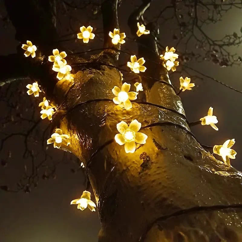 SolarFlora - Decoração de Flor de Jardim com Luz Solar
