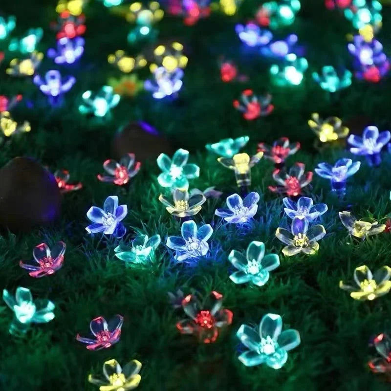 SolarFlora - Decoração de Flor de Jardim com Luz Solar