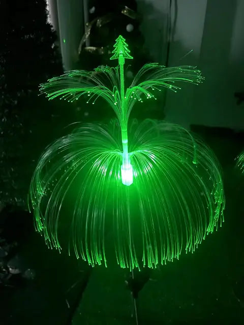 GlowJelly - Iluminação Solar LED para Jardim, Lâmpadas Exteriores Coloridas e Impermeáveis para Caminhos e Decoração