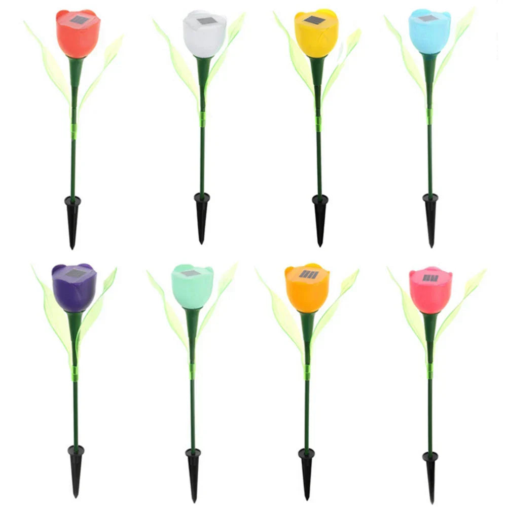 SolarGlow - Solar Energy Tulip Lamps for the Garden – Decorative LED Outdoor Lighting