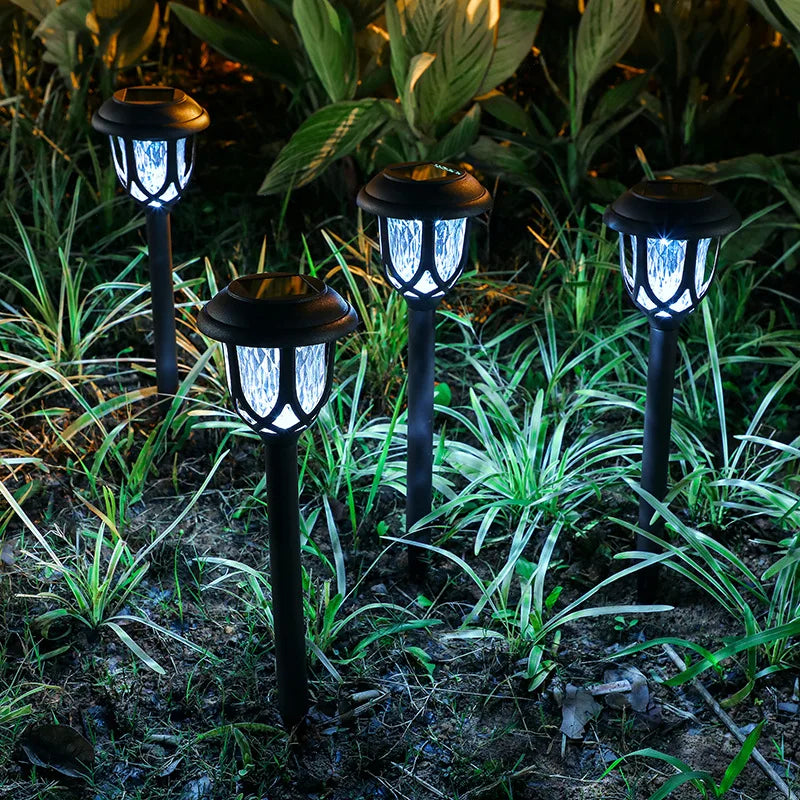LumiPath - Iluminação Solar LED para Caminhos de Jardim e Entrada – Lâmpadas Exteriores de Baixo Consumo Energético