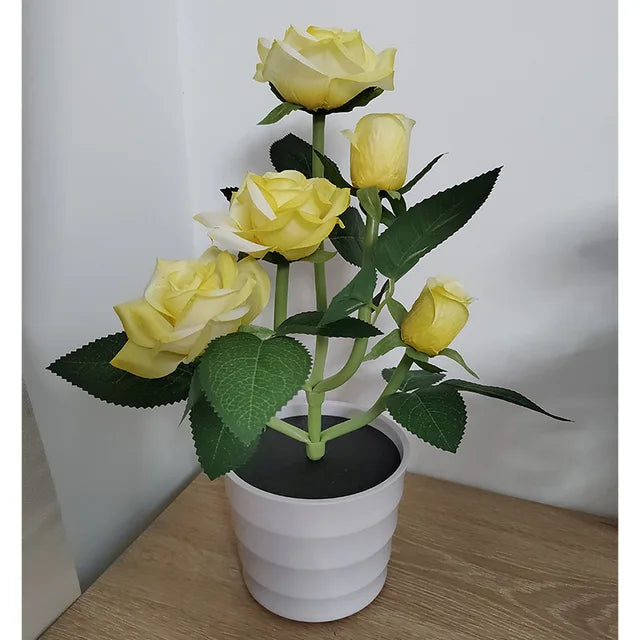 BloomLight - Lanterna Solar de Rosas