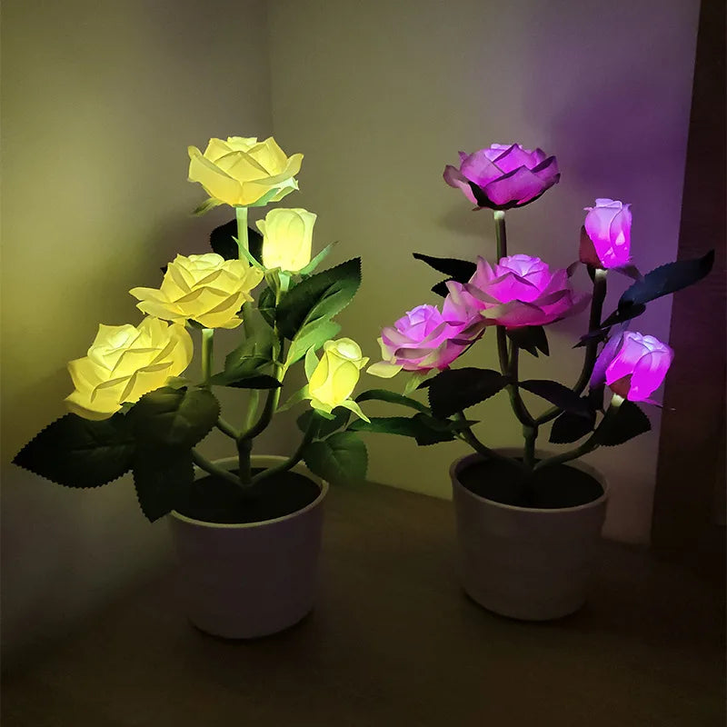 BloomLight - Lanterna Solar de Rosas