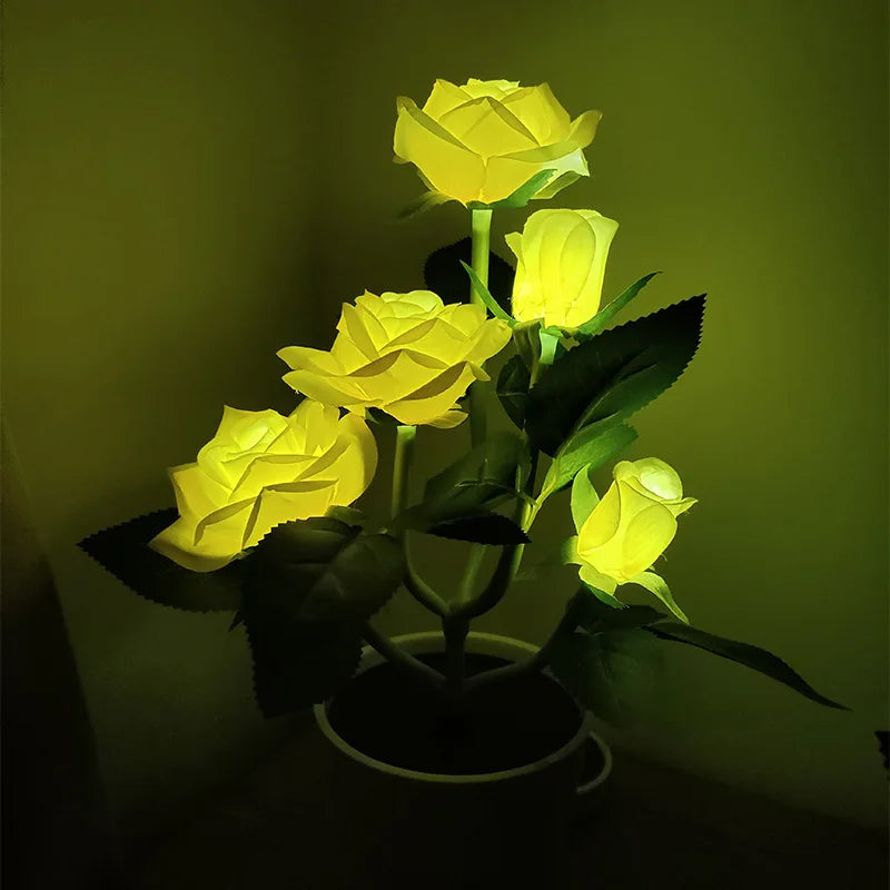 BloomLight - Lanterna Solar de Rosas