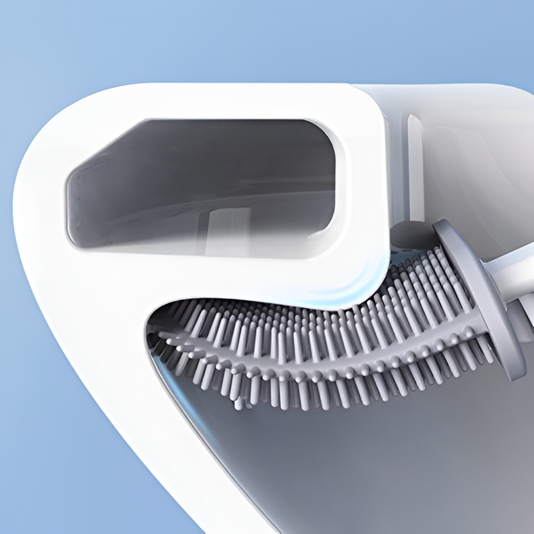 Compact Toilet Brush Bathroom Daily Hygiene Cleaning