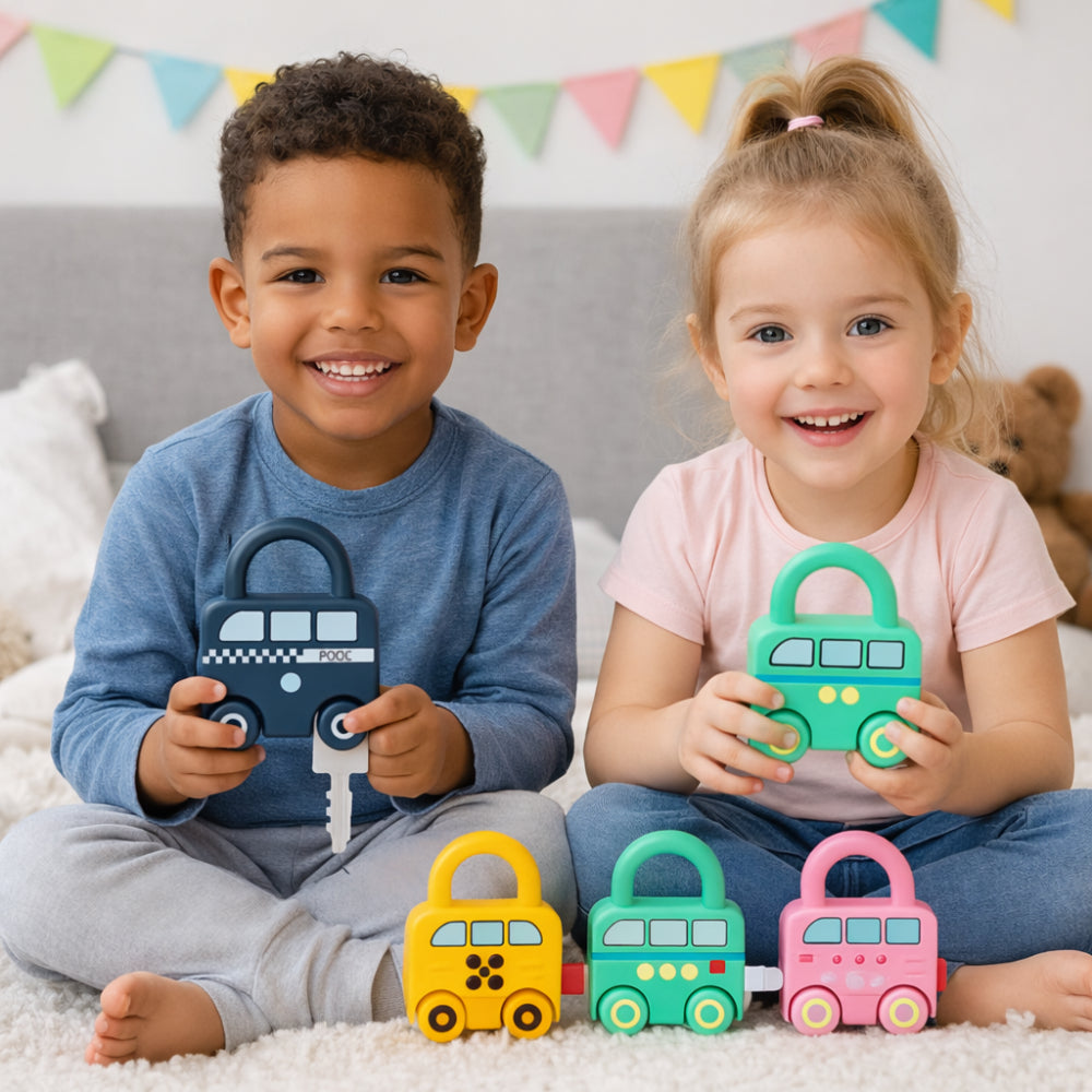 Toy Toddlers Key Lock Educational Learning