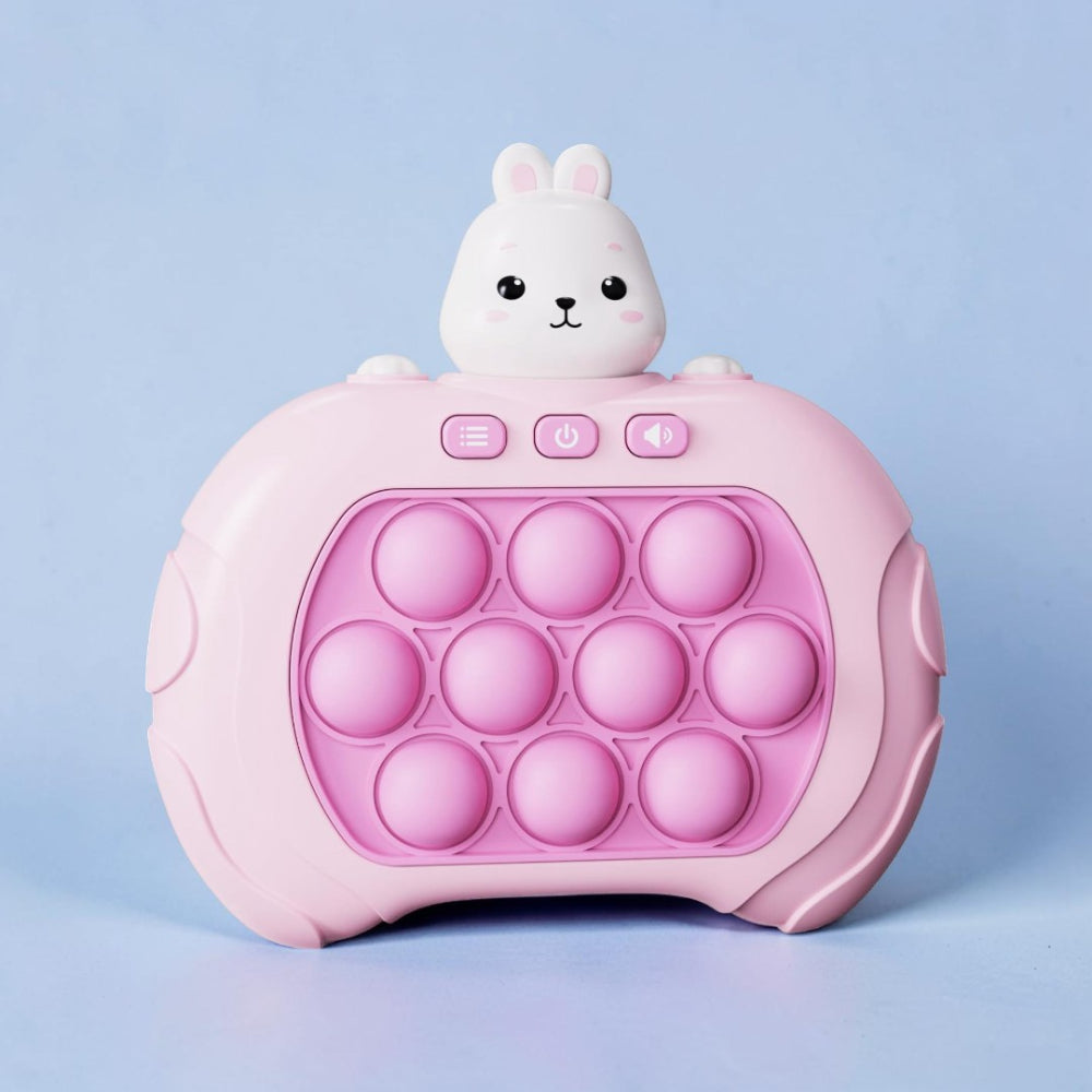 Jogo de Reação Brinquedo Pop It Portátil com Luz e Som