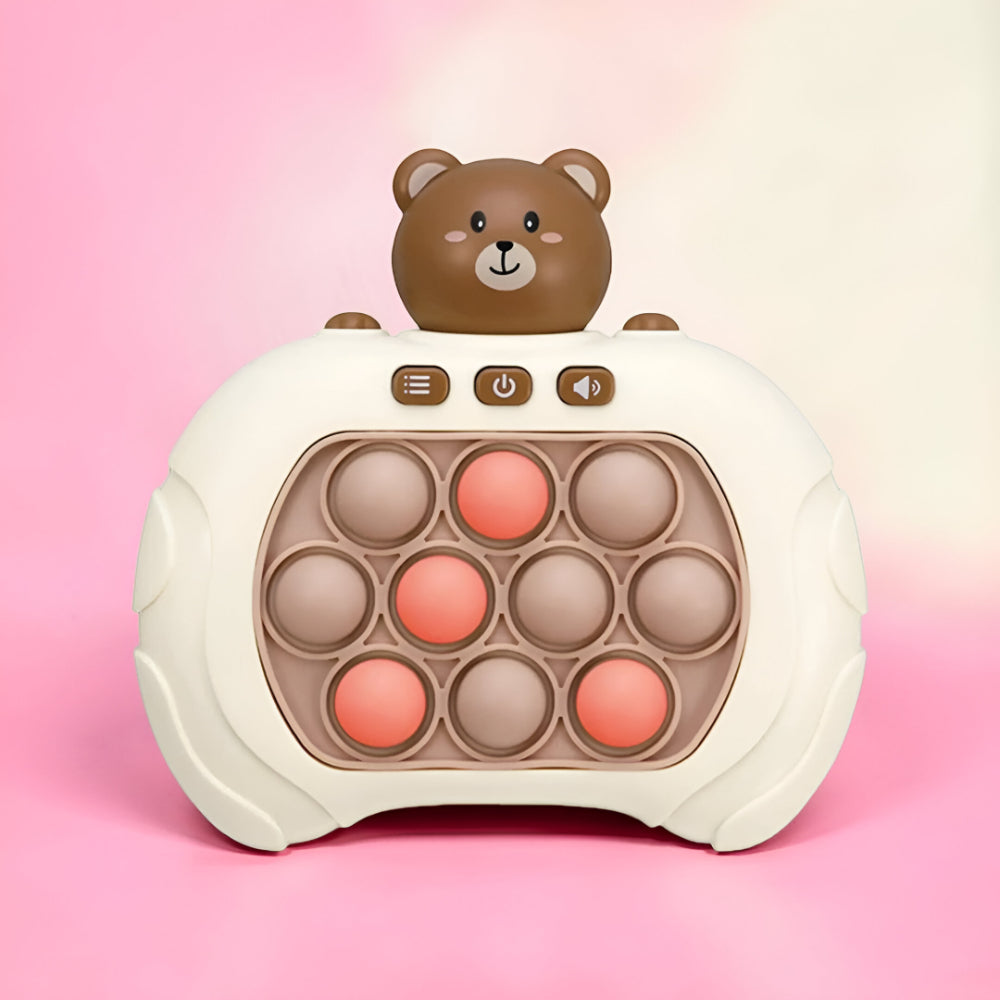Fidget Toy Pop It Light Sound Reaction Game