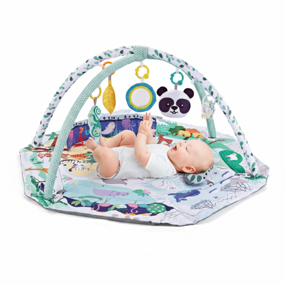 Baby Activity Play Mat | 8-in-1 Sensory Development Center