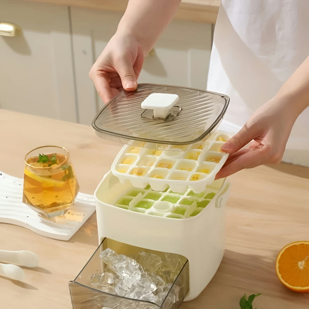 Ice Mold Ice Tray Lid Handle Set