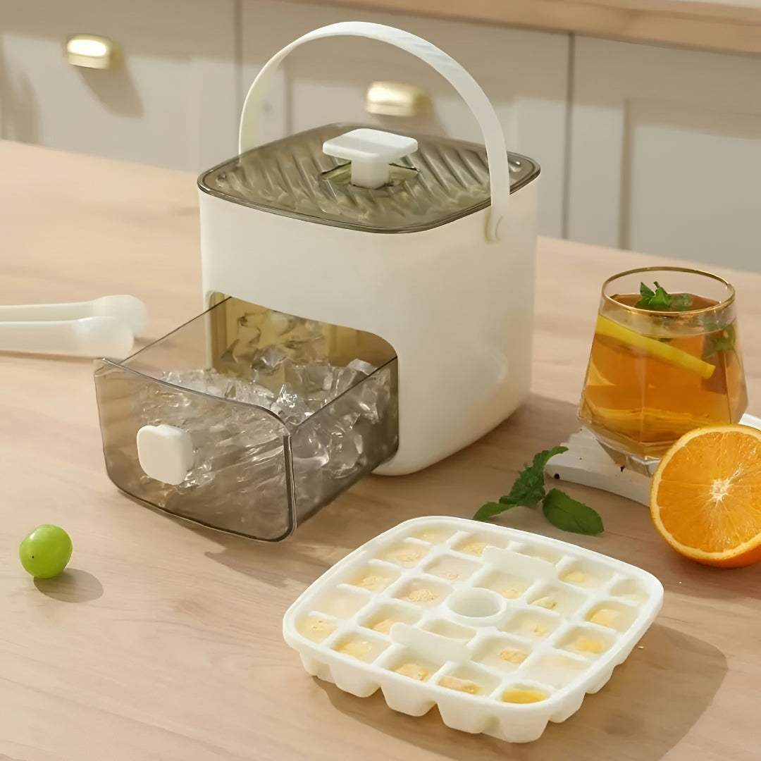 Ice Mold Ice Tray Lid Handle Set