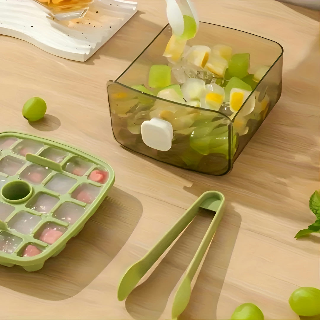 Ice Mold Ice Tray Lid Handle Set