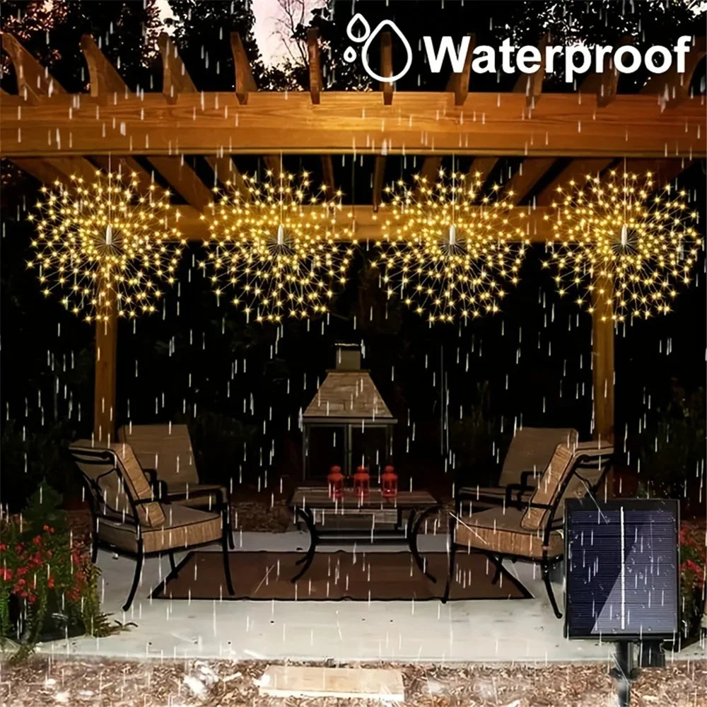 LunaGlow - Lámpara Solar Colgante para Fiesta