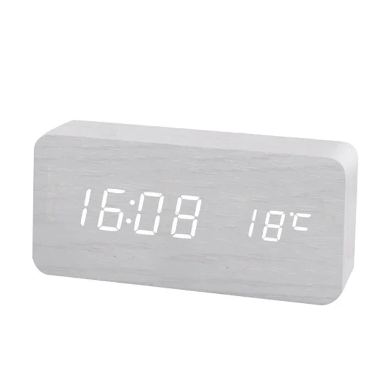 Sveglia Digitale Led Temperatura Comodino Allarme