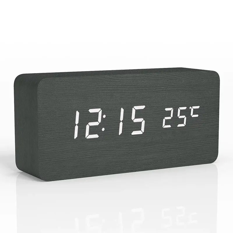 Sveglia Digitale Led Temperatura Comodino Allarme