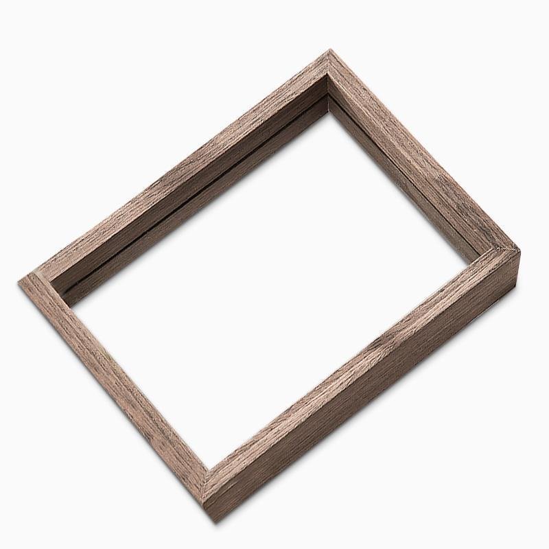 Cornici fotografiche rettangolari in legno con decorazione da tavolo e da parete