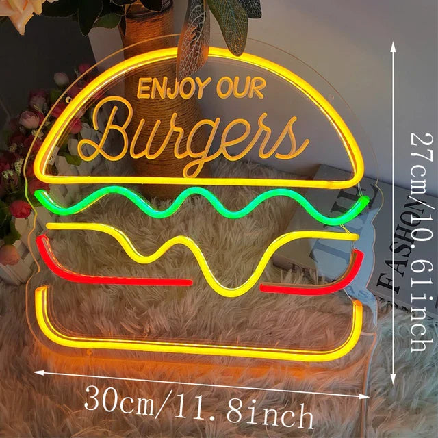 NeonTaco – LED Neon Sign with Tacos Design | Atmospheric Lighting
