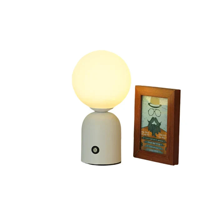 GlowLuxe - Rechargeable LED Table Lantern, Wireless and Dimmable