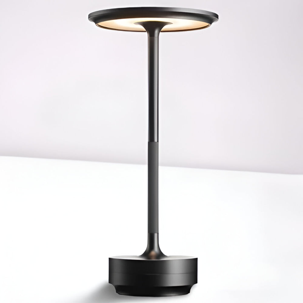 Table Lamp Wireless Rechargeable Metal Touch Dimmer