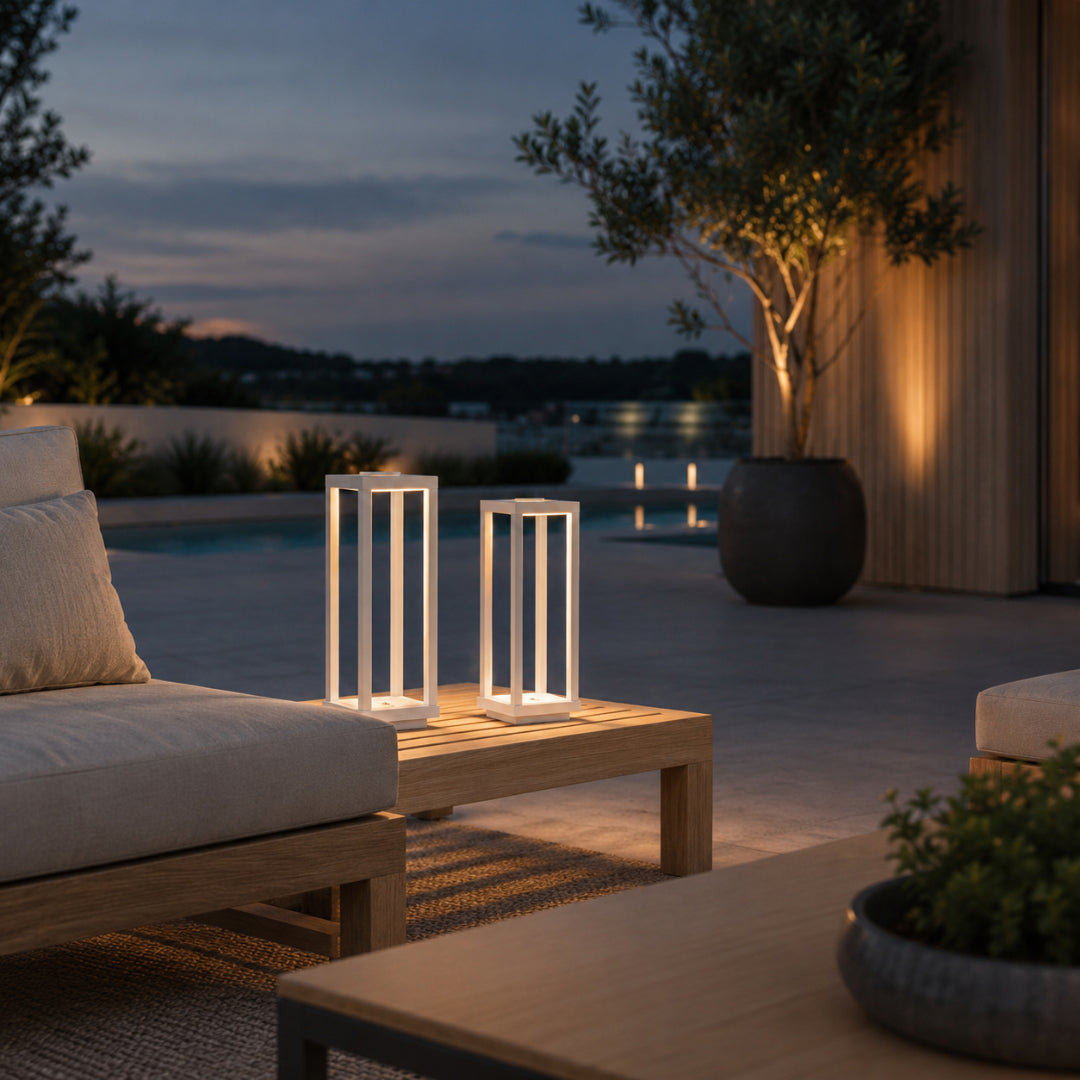 Table Lamp LED Dimmable Minimalist Metal Indoor Outdoor