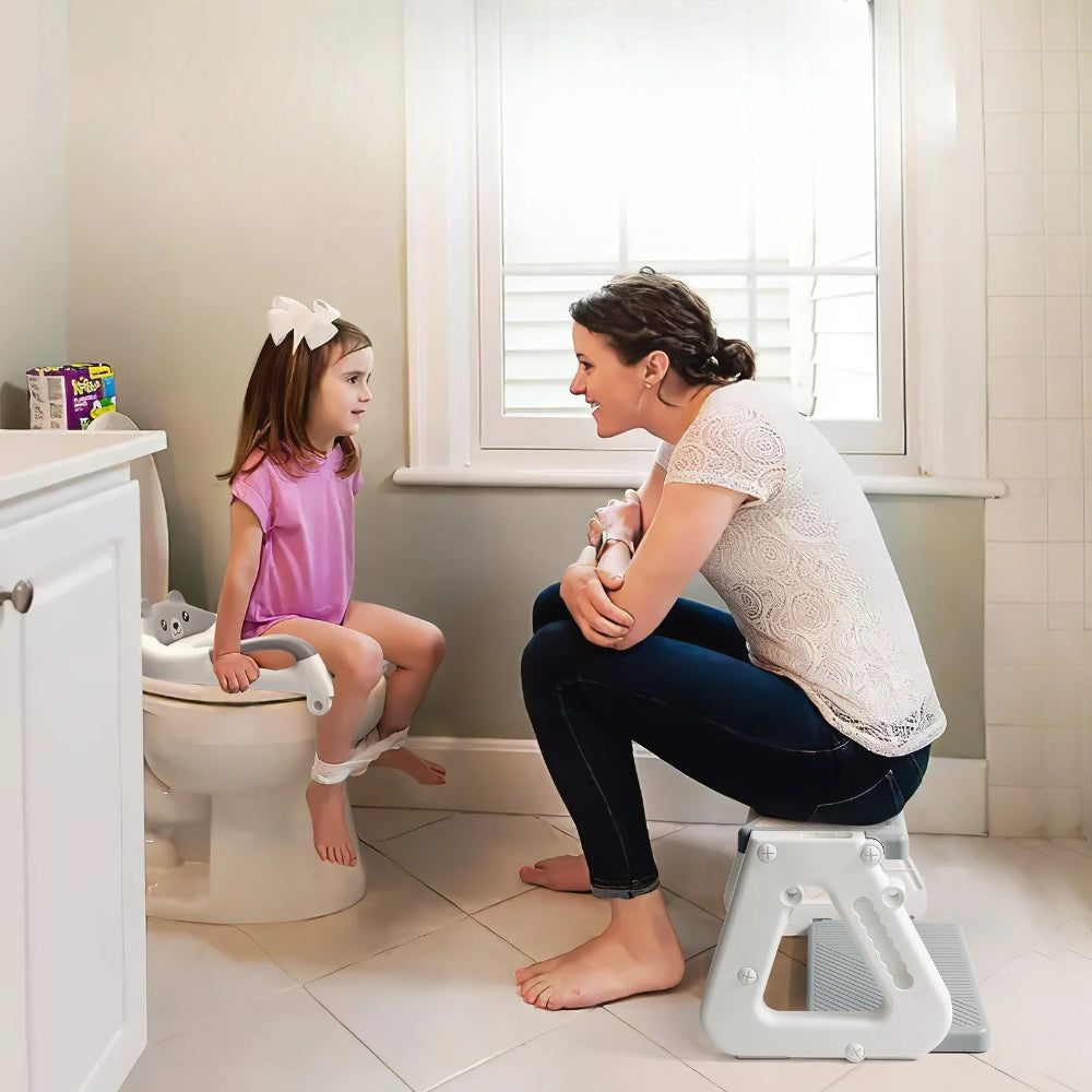 Riduttore WC Bambini Scaletta Regolabile Antiscivolo