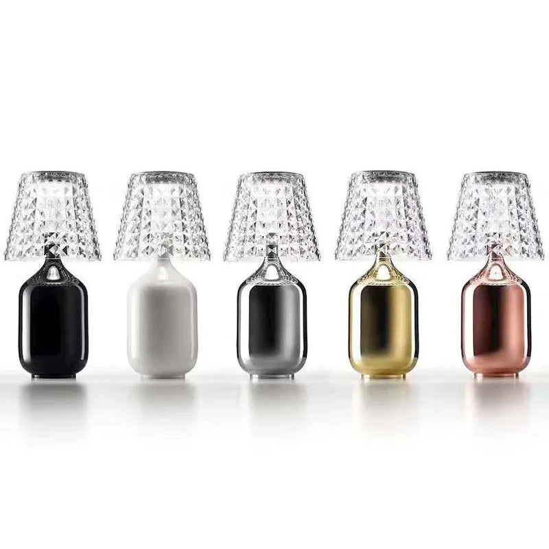 LumiBrill - Decorative LED Table Lamp in Crystal Look