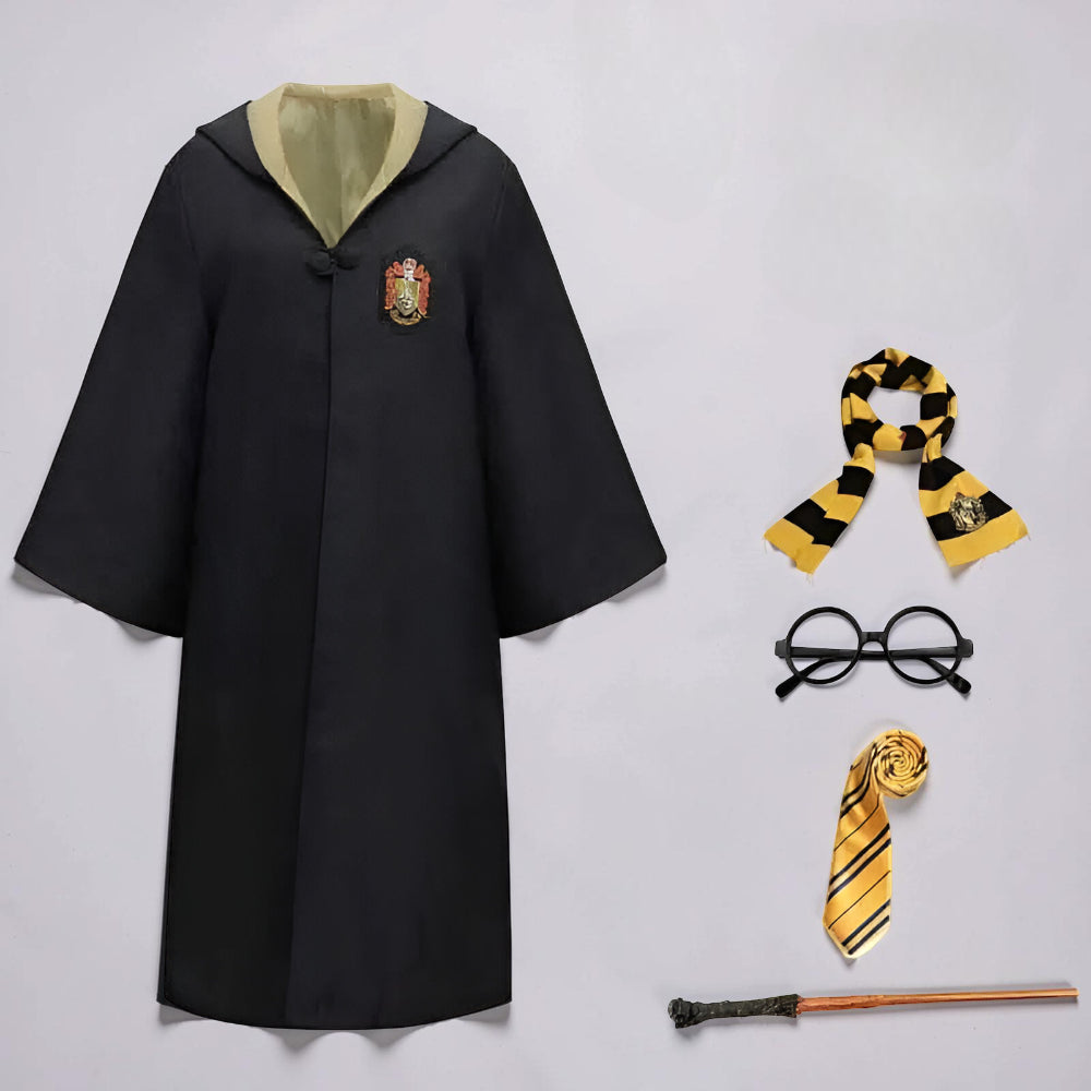 Wizard Costume Children Cloak Cosplay Set Accessories