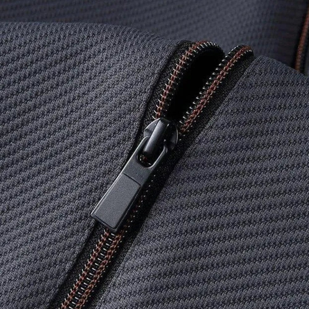 Tuta Uomo Sportiva Completa Con Zip Vestibilità Moderna