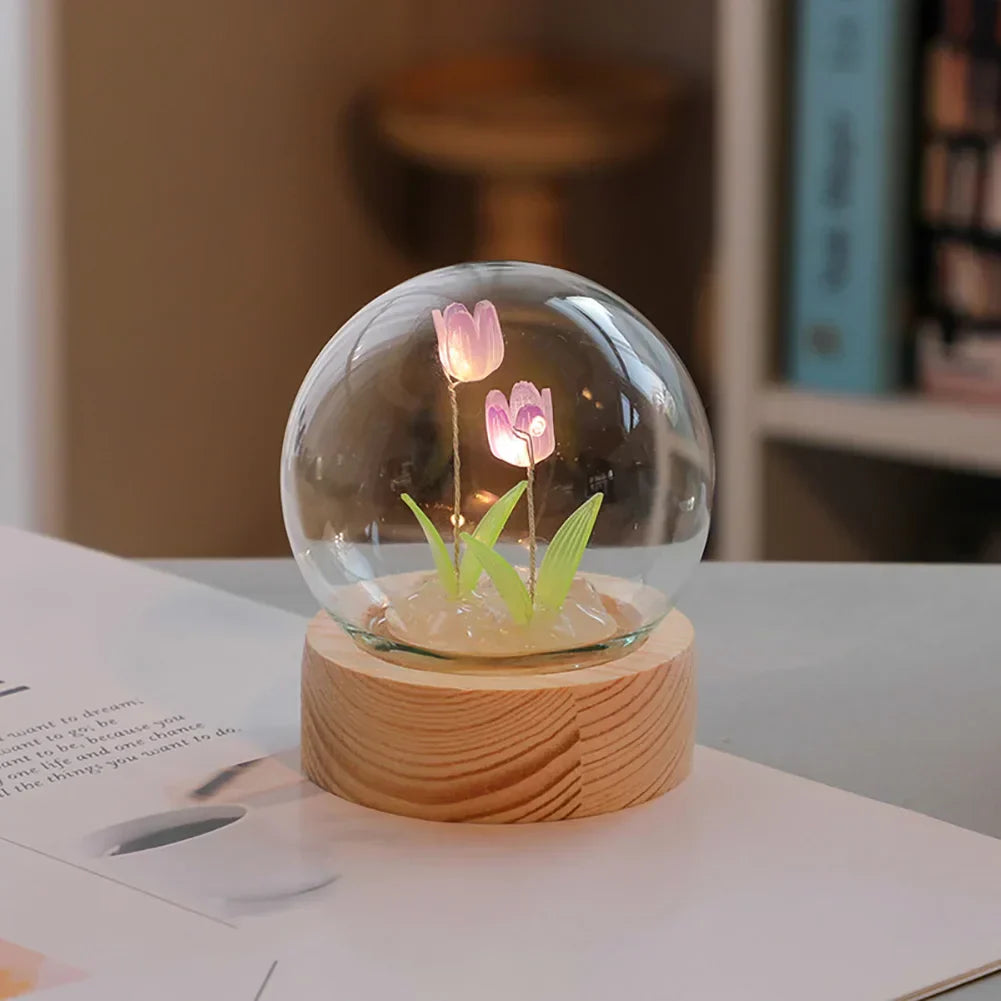 GlowTulip - LED Table Lamp – Elegant Decorative Lighting for Bedroom & Living Room