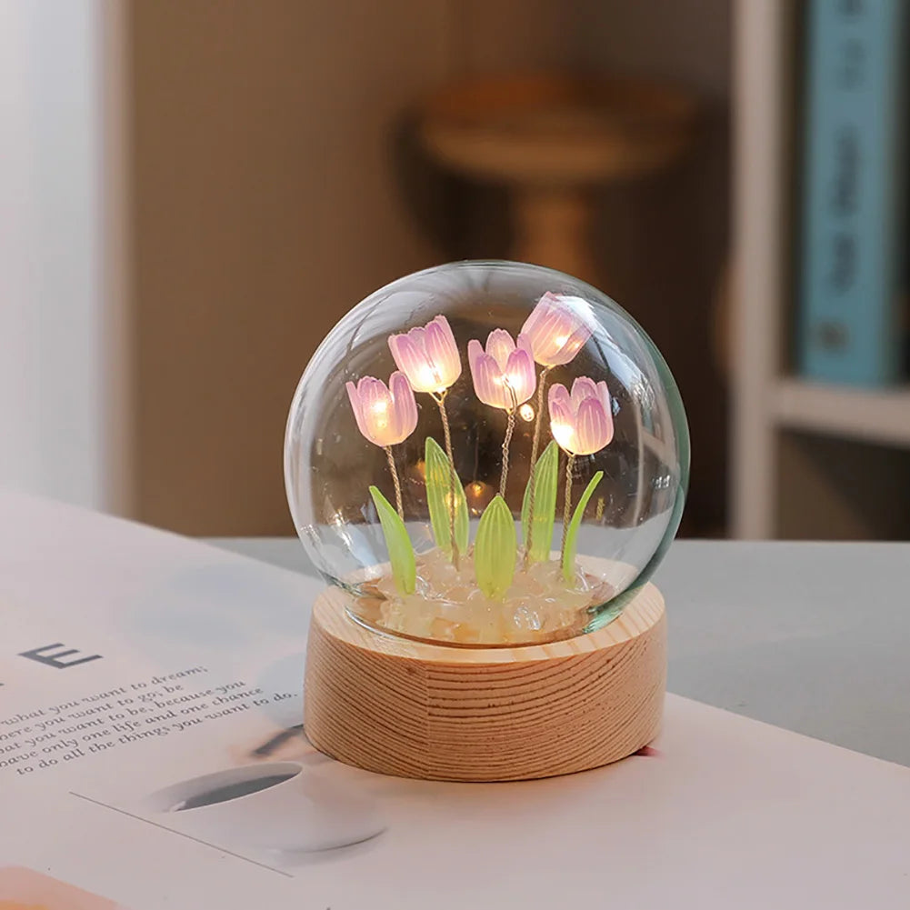 GlowTulip - LED Table Lamp – Elegant Decorative Lighting for Bedroom & Living Room