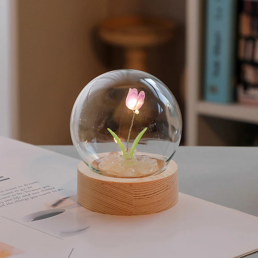 GlowTulip - LED Table Lamp – Elegant Decorative Lighting for Bedroom & Living Room